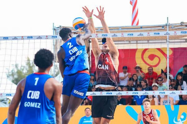 Dúos playeros cubanos hoy en semifinales de parada Tour Norceca México