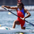 Canoístas Cirilo y López en semifinales del C-1 a 200 m en Copa del Mundo