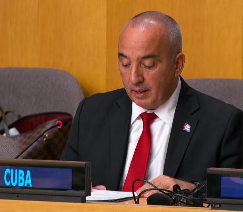 Interviene Cuba en el Debate General del Segmento de Asuntos Humanitarios del ECOSOC