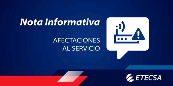 Afectación temporal en el sistema de pagos de la plataforma Nauta