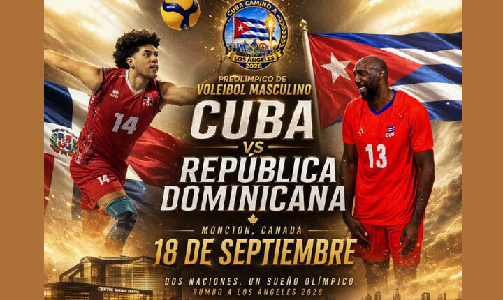 Cuba-Dominicana hoy en semifinal preolímpico de voleibol (m) en Canadá