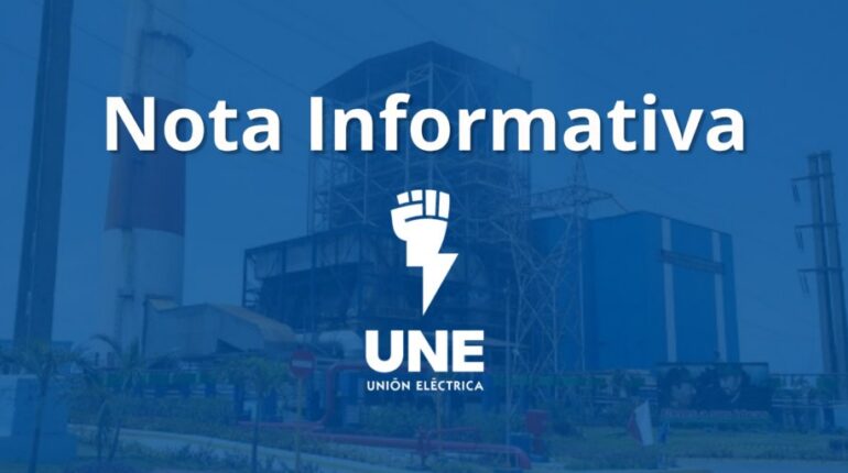 Unión Eléctrica pronostica afectación superior a los 2000 MW