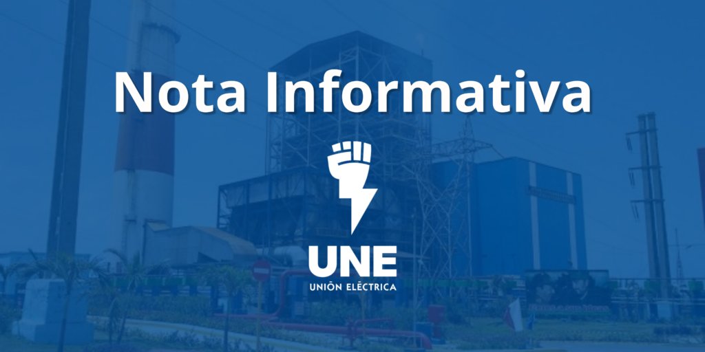 Unión Eléctrica pronostica afectación superior a los 2000 MW